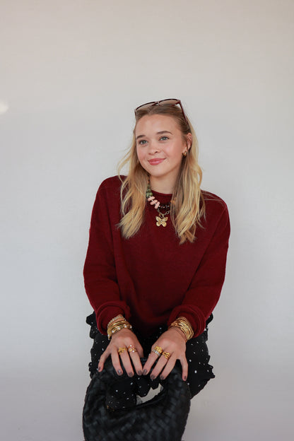 THE PIPER PULLOVER | WINE
