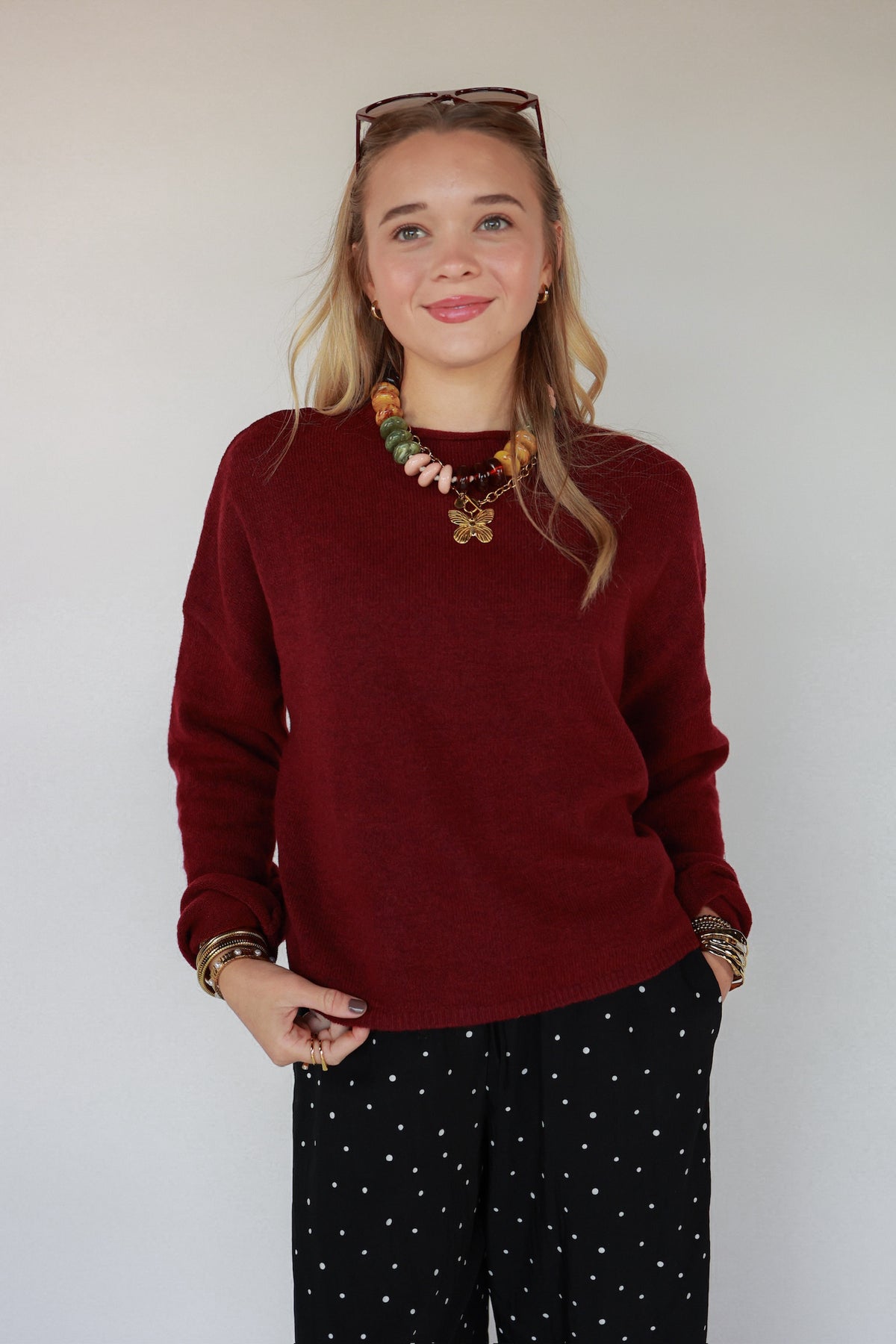 THE PIPER PULLOVER | WINE