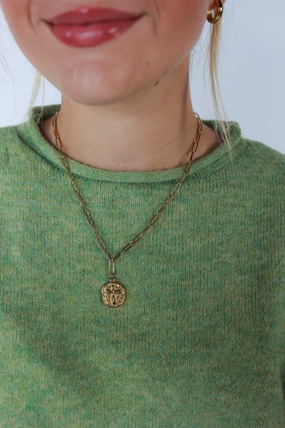 THE PROMISE CROSS NECKLACE | MINI