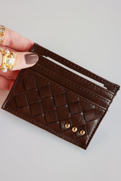 THE MARIAH CARD HOLDER | CHOCOLATE