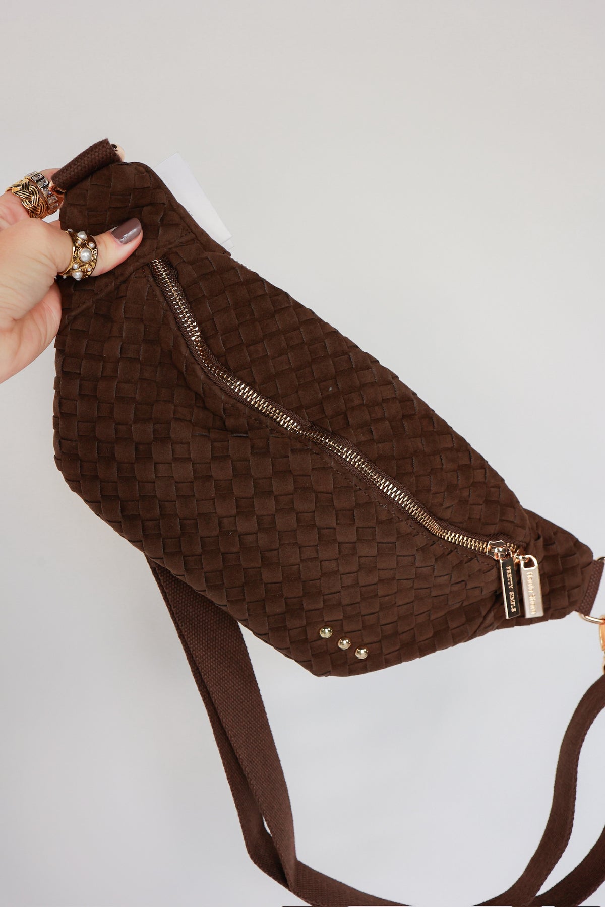 SUSIE SUEDE BUM BAG | CHOCOLATE