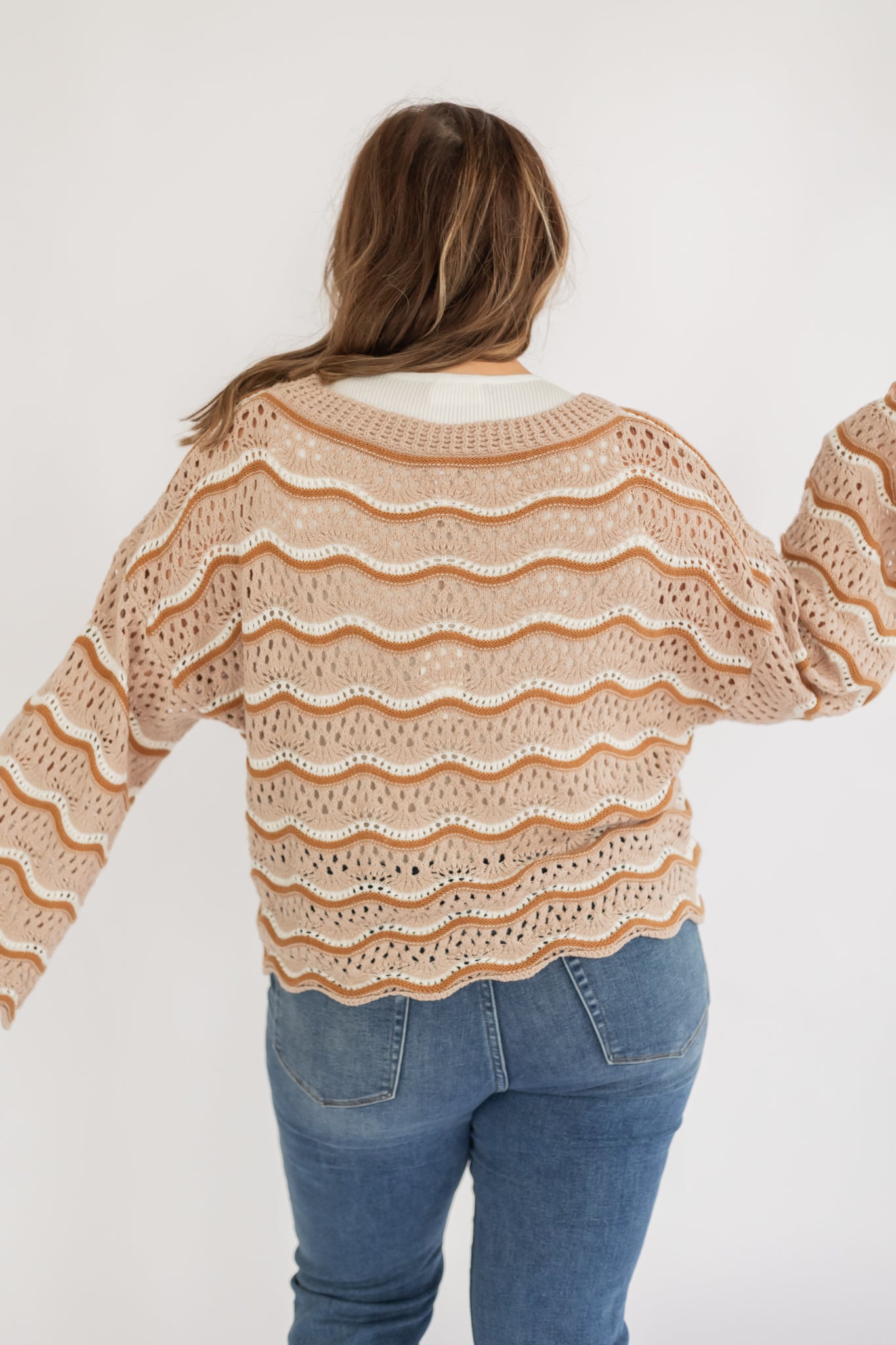 LAYER ME UP CROCHET SWEATER
