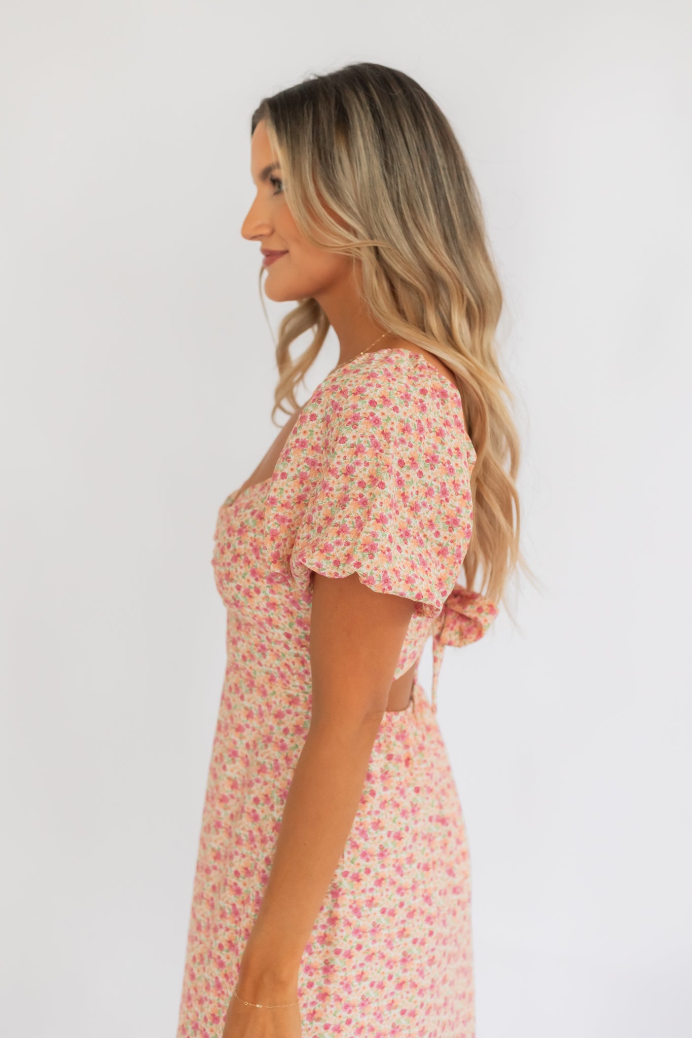 THE EASYGOING FLORAL MIDI DRESS