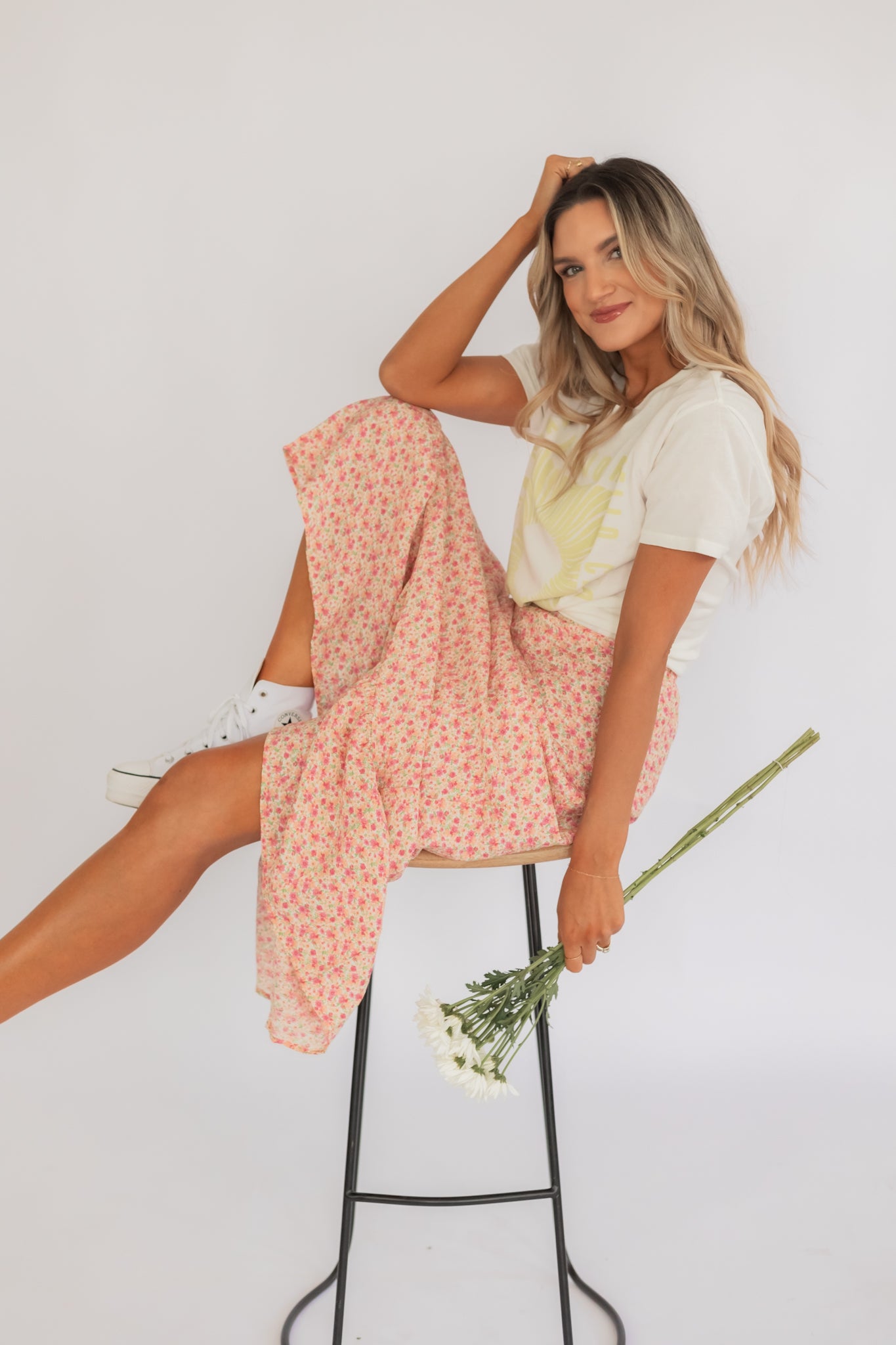 THE EASYGOING FLORAL MIDI DRESS
