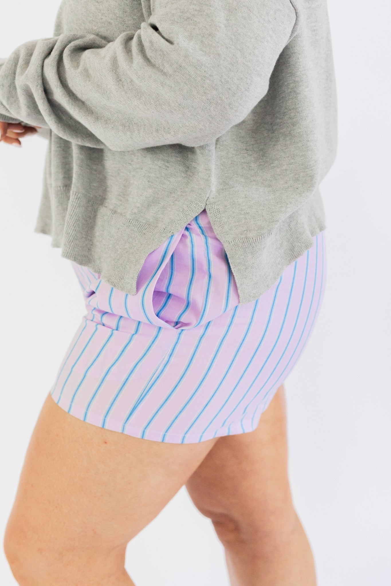 LET'S RUNAWAY BOXER SHORTS | LAVENDER