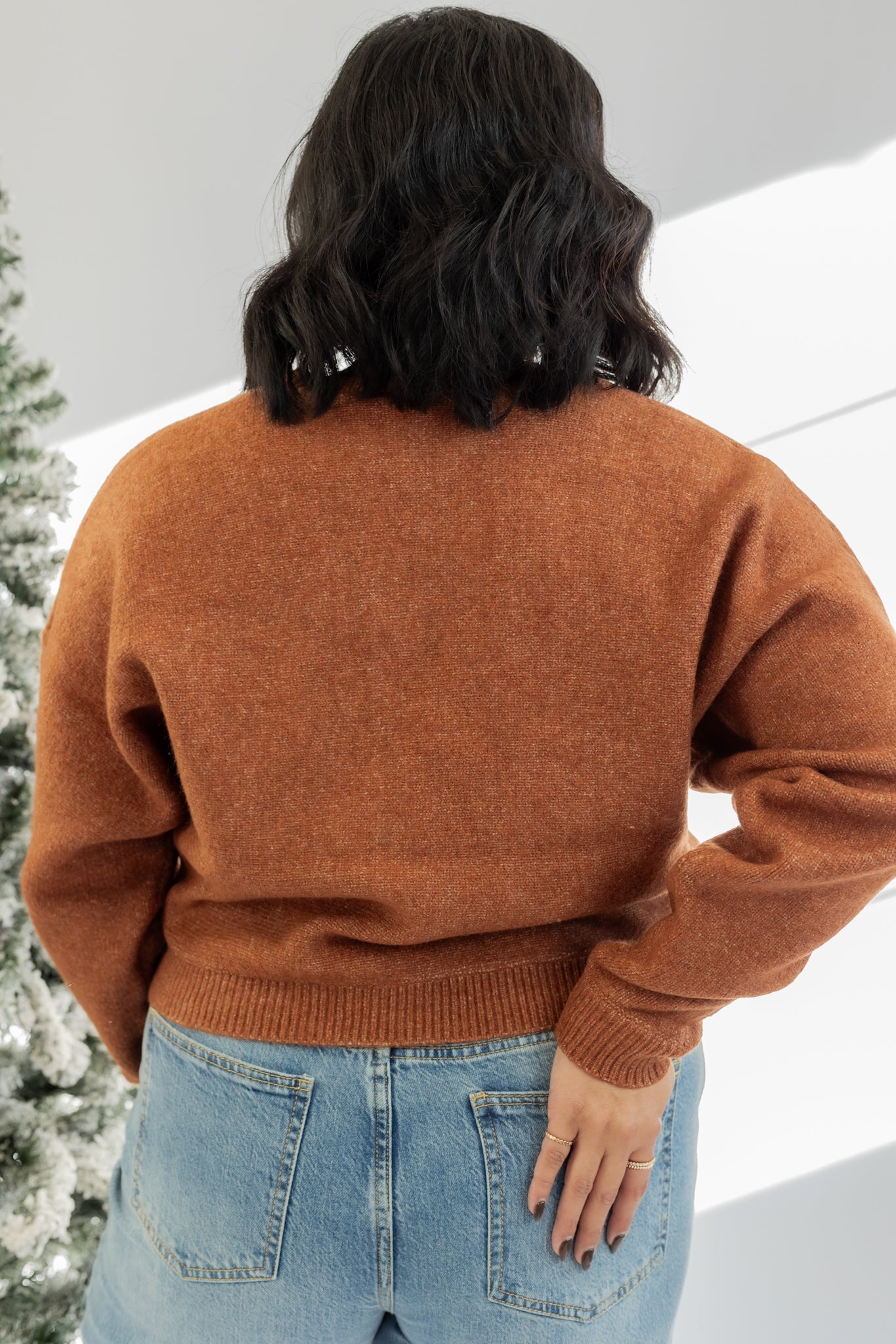 FALLING FOR YOU SWEATER IN CAMEL | DAY 7