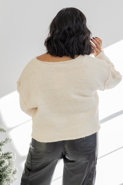 CONFIDENTLY ME TOP IN CREAM  | DAY 9