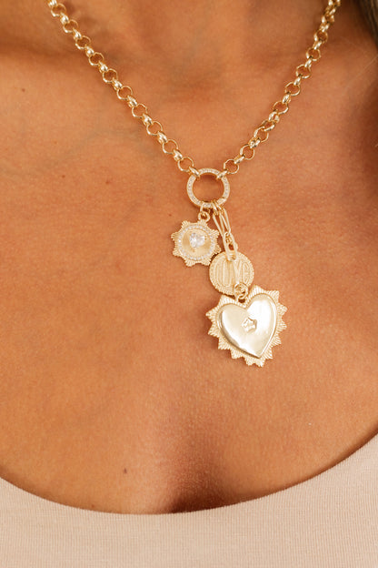 ALL OF MY LOVE CHARM NECKLACE BBLILA | RESTOCK