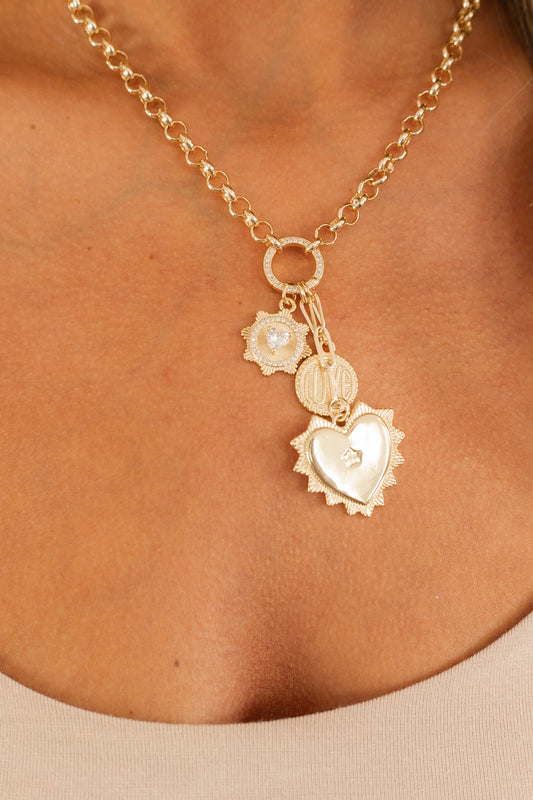 ALL OF MY LOVE CHARM NECKLACE | BBLILA