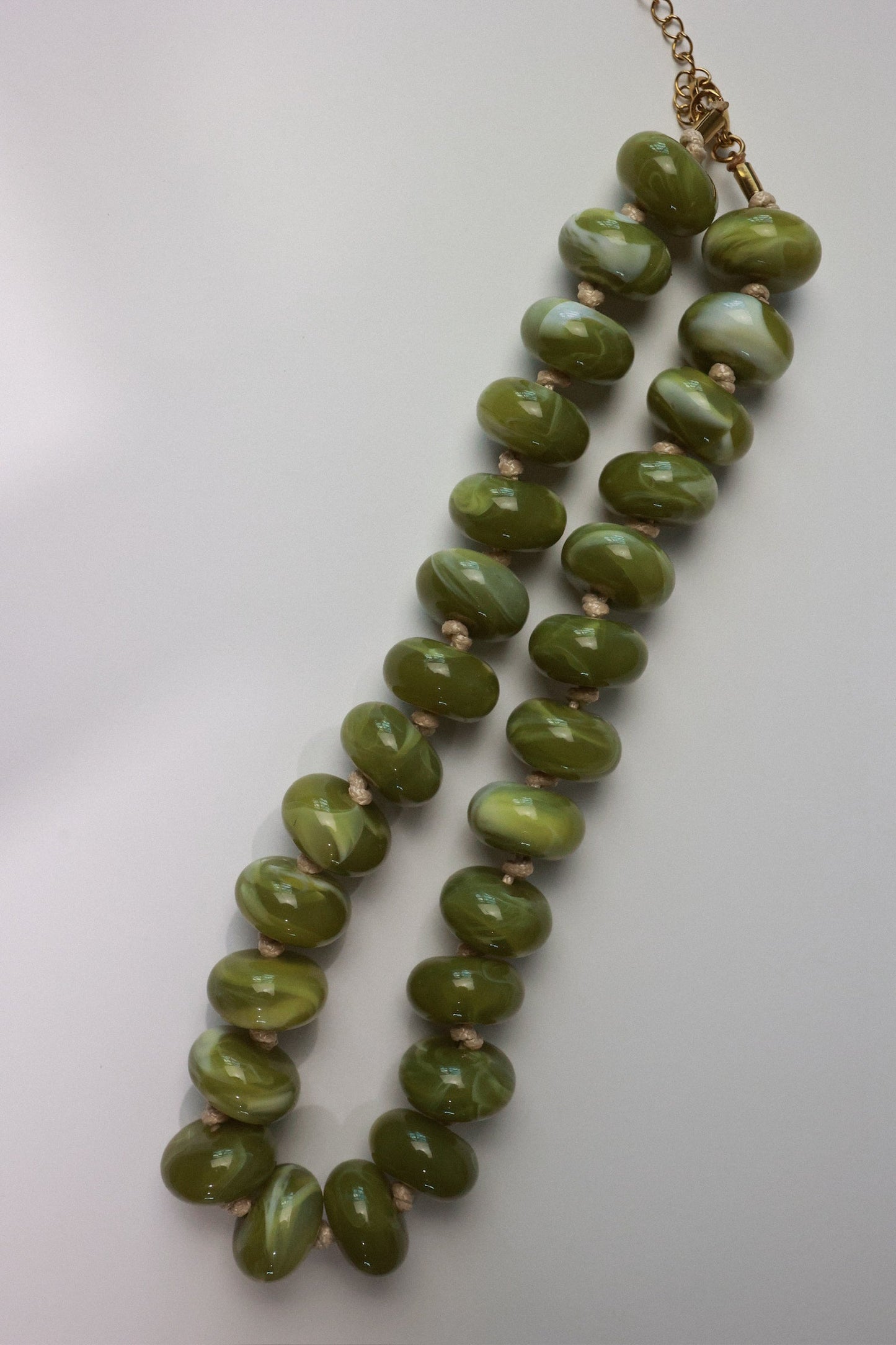 MOSS BEADED NECKLACE