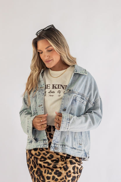 TAKE ME OUT DENIM JACKET