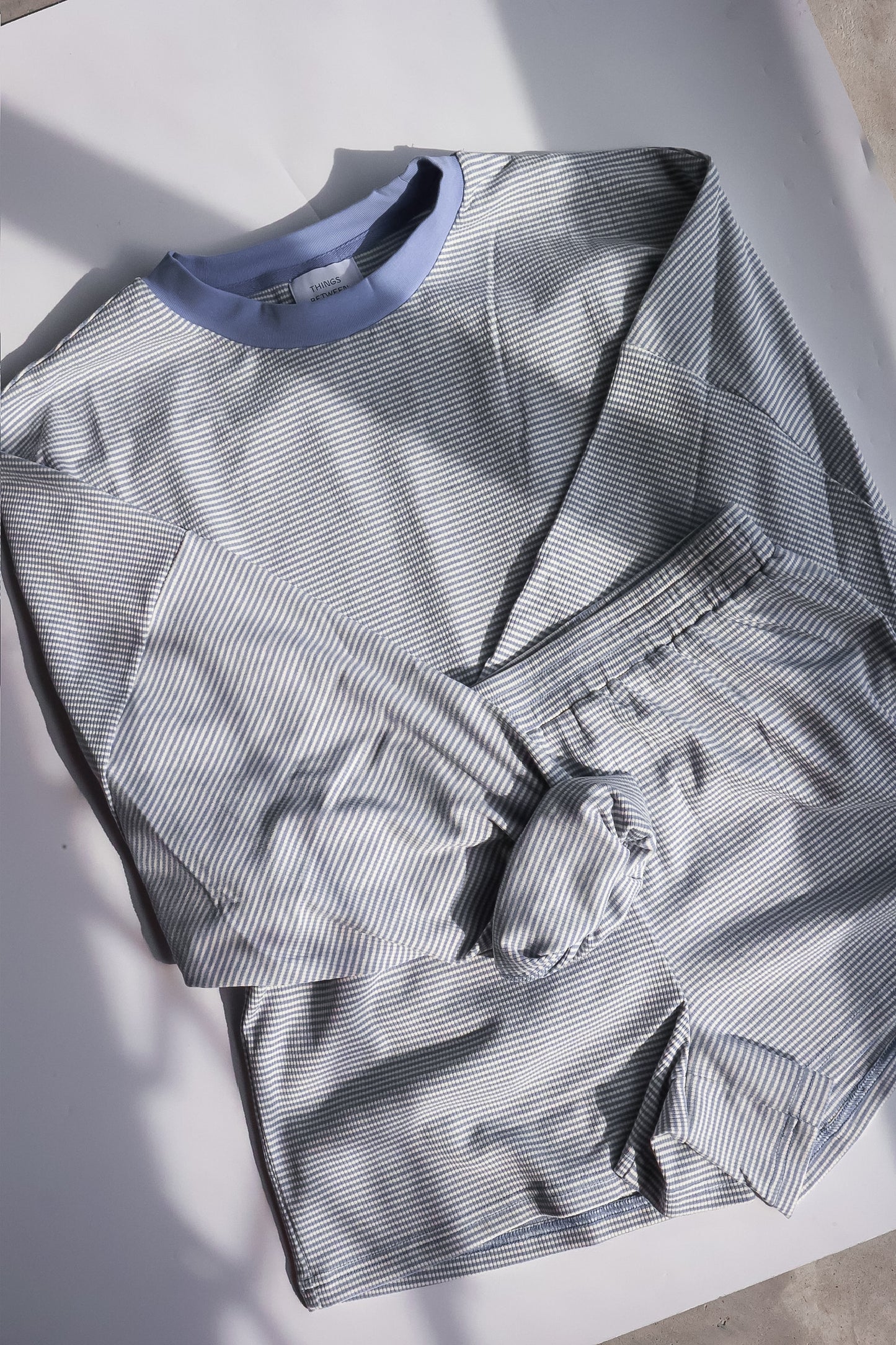 THE STRIPED PERIWINKLE SET | BOTTOMS ONLY