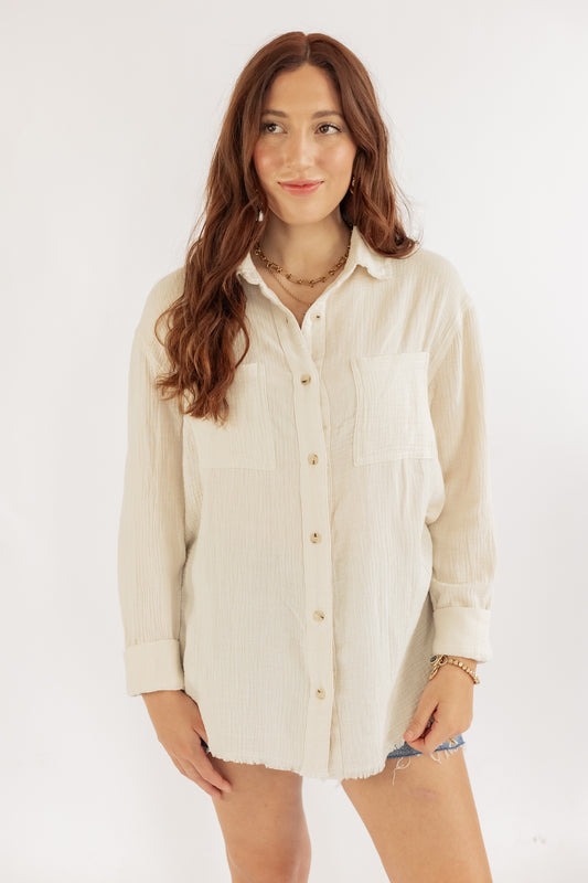 MADE TO BELIEVE BUTTON DOWN SHIRT