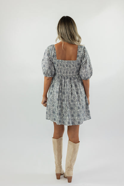 FALL INTO HAPPINESS MINI DRESS