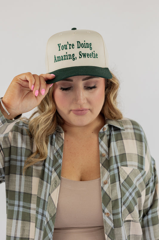 YOU'RE DOING AMAZING, SWEETIE | TRUCKER HAT