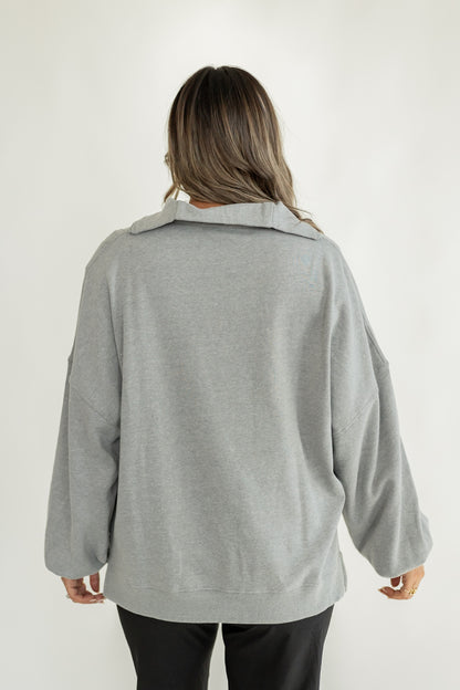 THE PERFECT PULLOVER | HEATHER GREY