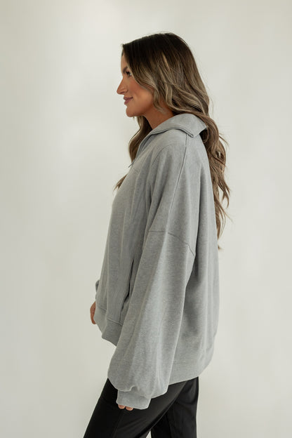 THE PERFECT PULLOVER | HEATHER GREY