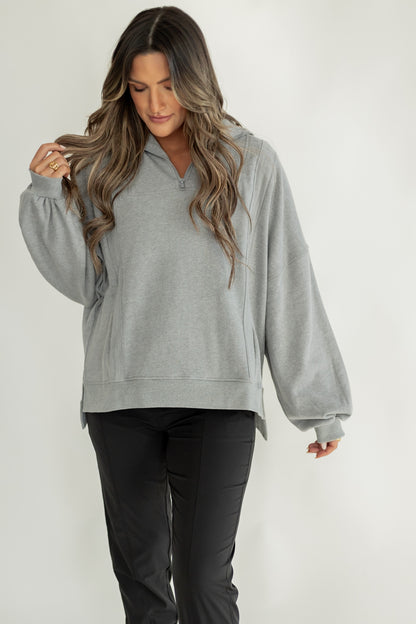 THE PERFECT PULLOVER | HEATHER GREY