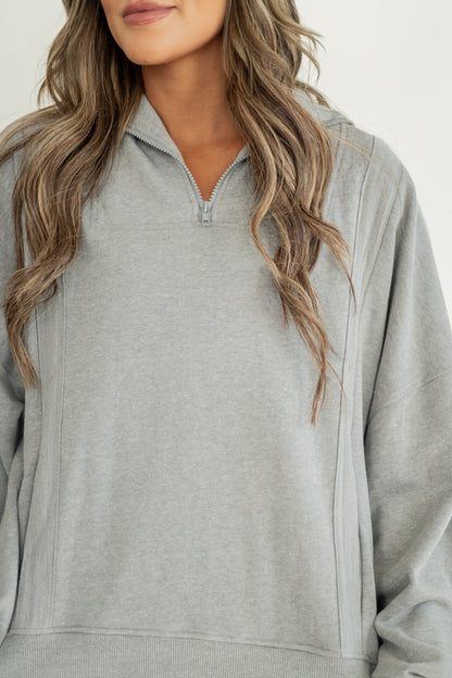 THE PERFECT PULLOVER | HEATHER GREY