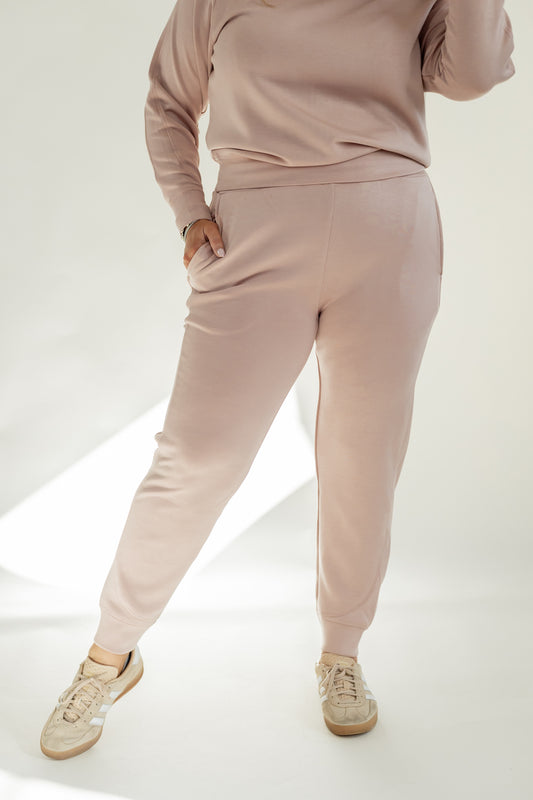 THE ELEVATED SET IN ROSE | JOGGERS ONLY