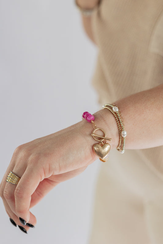 THE I'M YOURS BRACELET | PINK