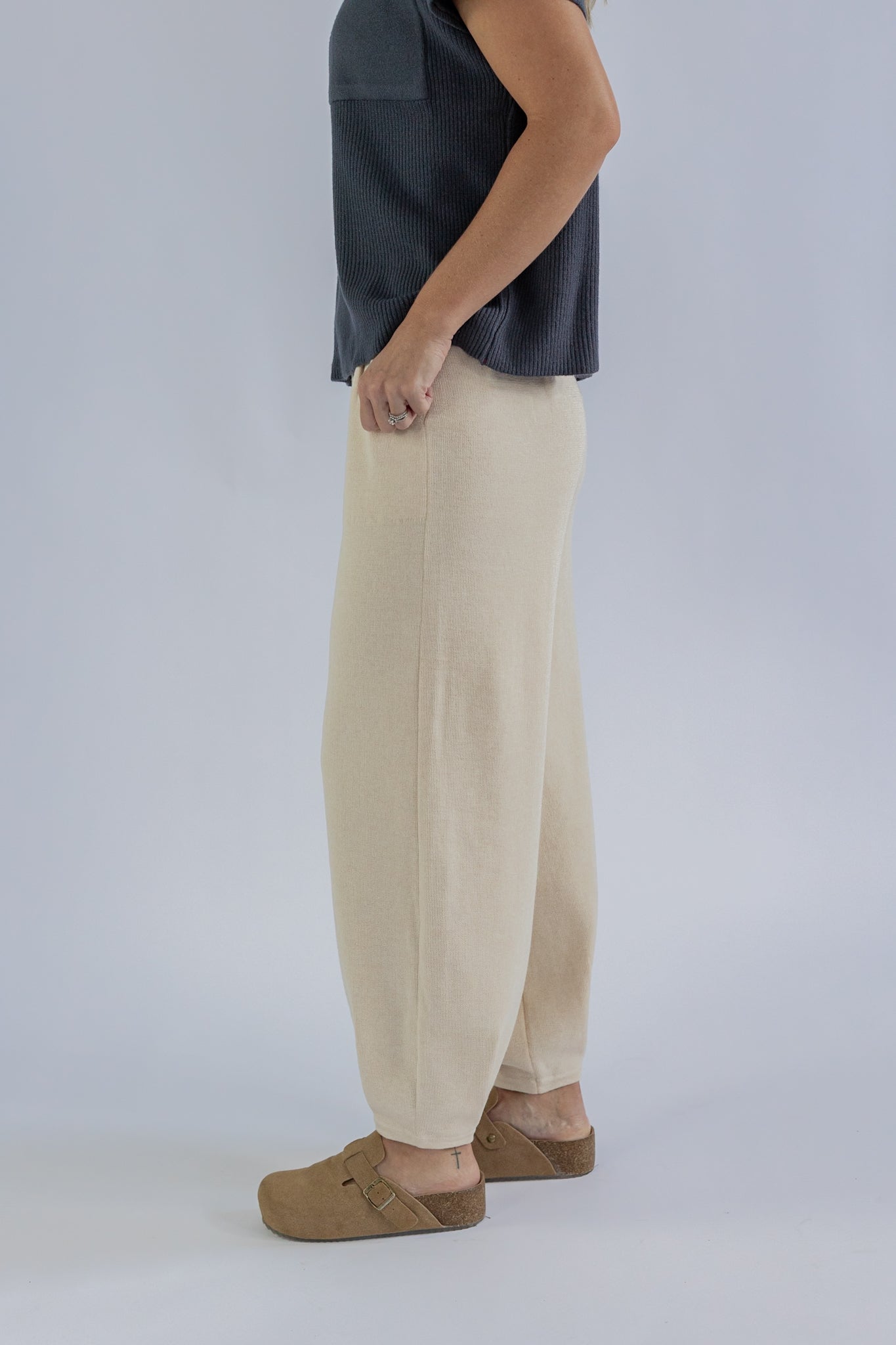 LOUNGE IN STYLE PANT | IVORY