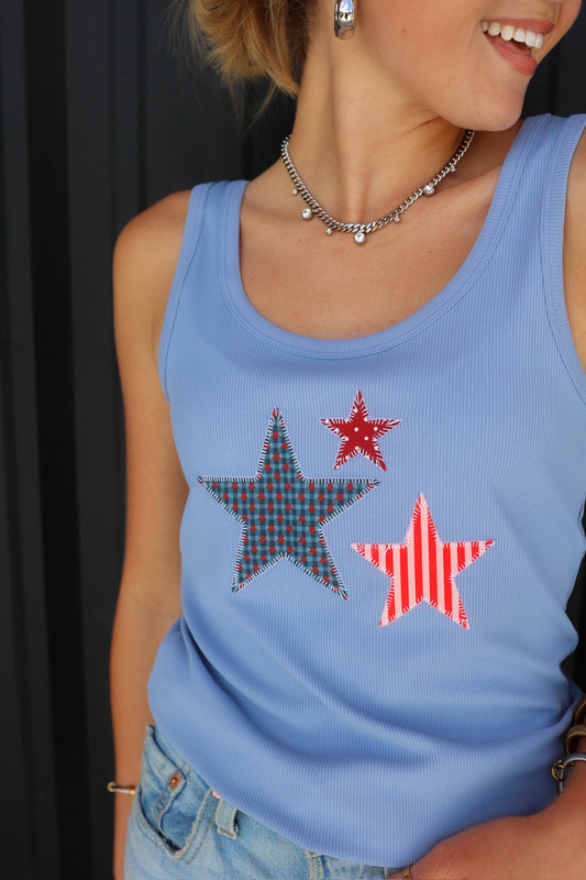 INDIE STAR TANK | BLUE