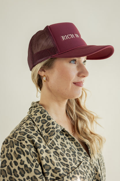 RICH IN LOVE | FOAM TRUCKER HAT