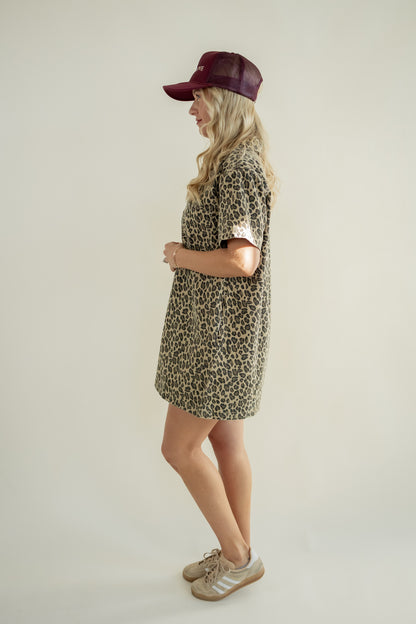 WILD AS YOU LEOPARD DRESS