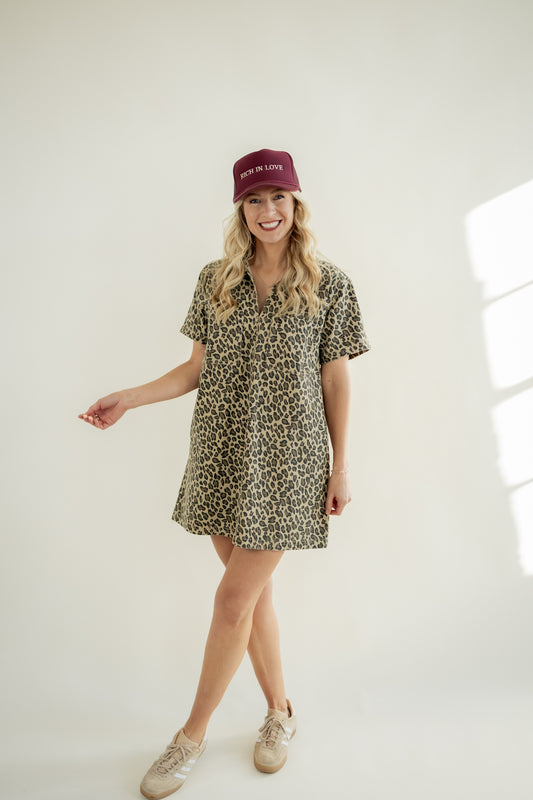 WILD AS YOU LEOPARD DRESS