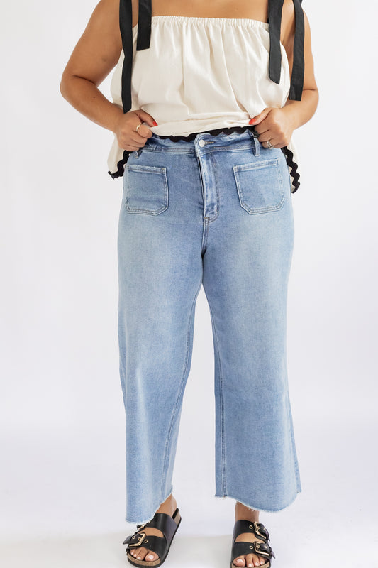 RESTOCK | THE HIGH WAISTED FRONT POCKET JEAN