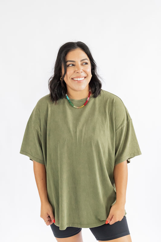 BIG T-SHIRT IN OLIVE
