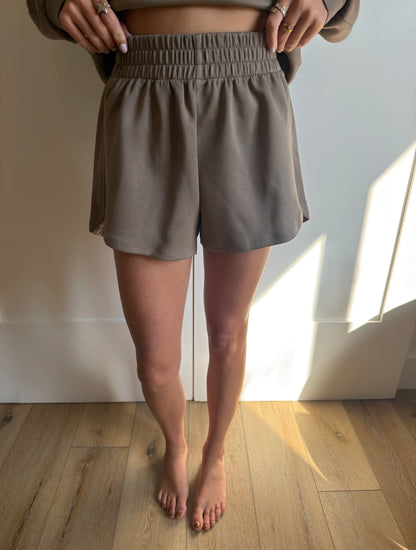 THE PULLOVER SET IN MOCHA BROWN | BOTTOMS ONLY