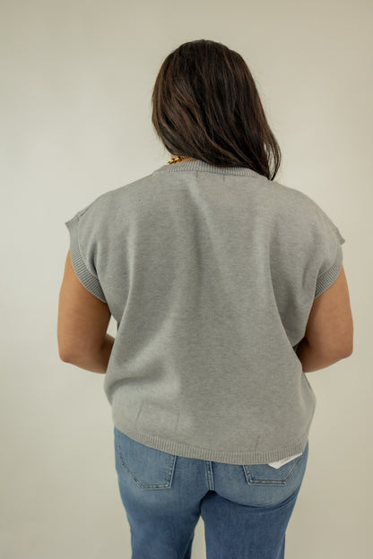 PLAY IT COOL TOP | HEATHER GREY