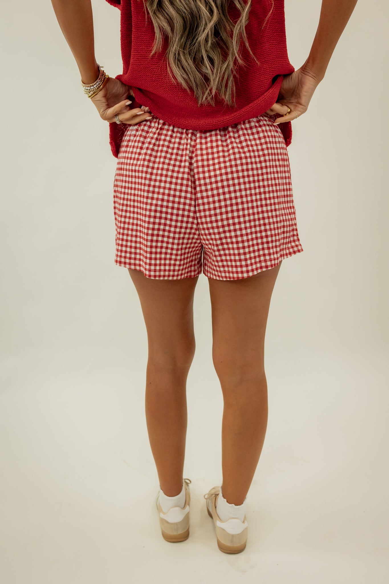 THE GINGHAM BOXER SHORTS | RED