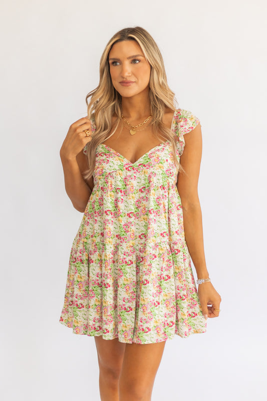 SEE THE BEAUTY FLORAL DRESS