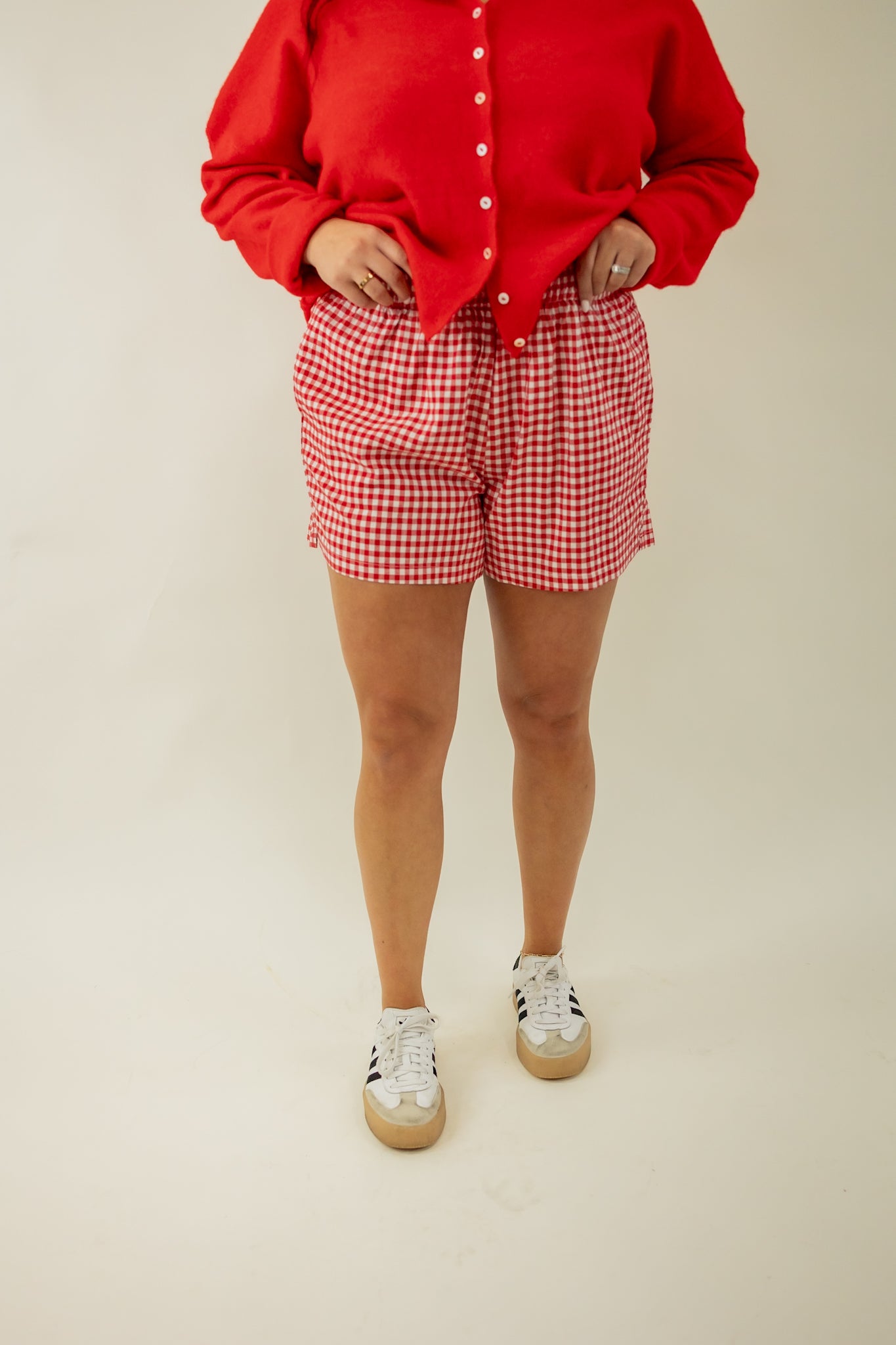 THE GINGHAM BOXER SHORTS | RED