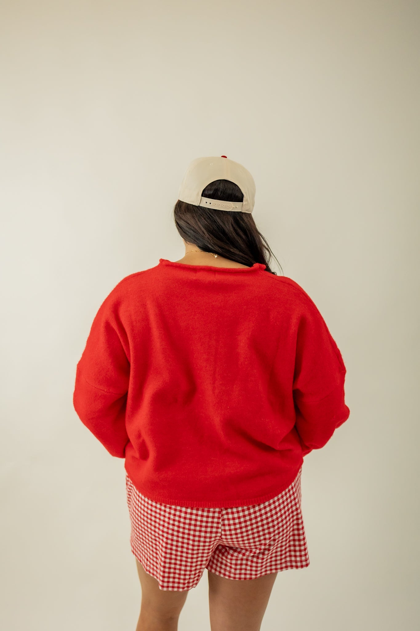 ON THE GO CARDIGAN | RED