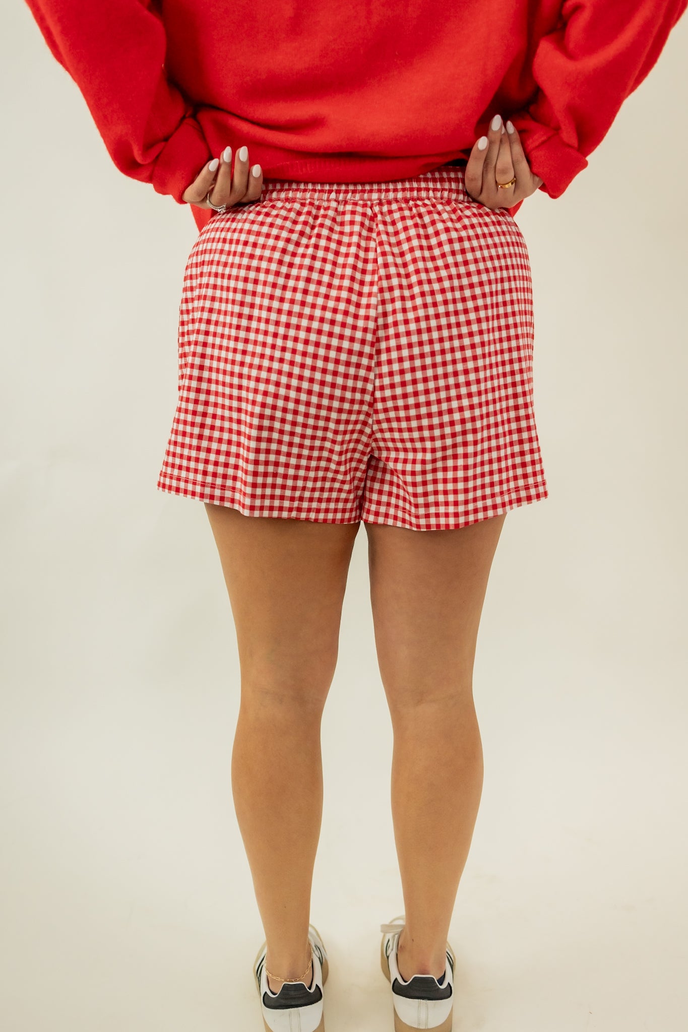 THE GINGHAM BOXER SHORTS | RED