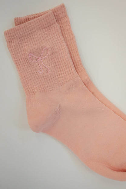 BOW SOCKS | PINK