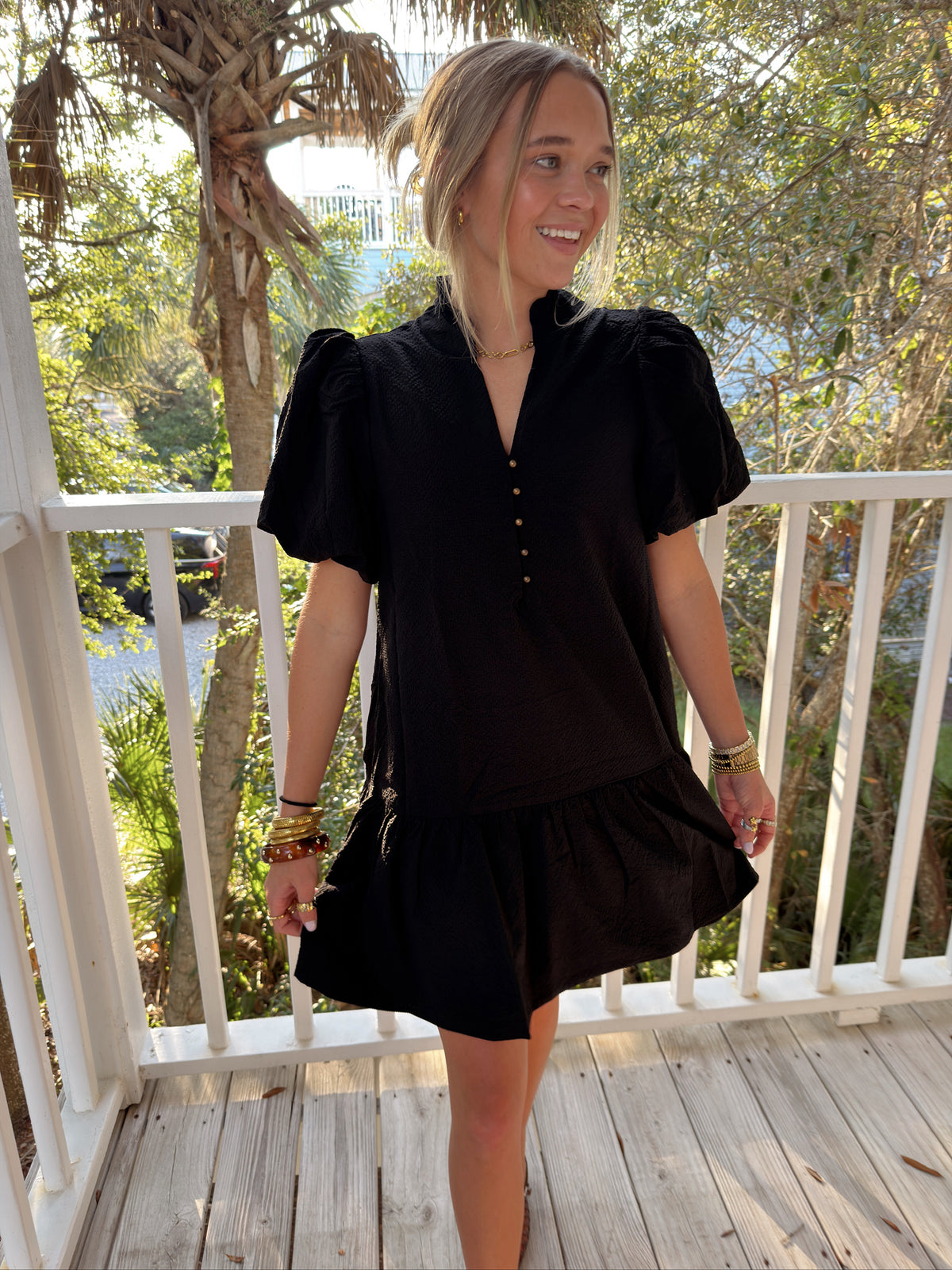 THE RICH TONES DRESS | BLACK