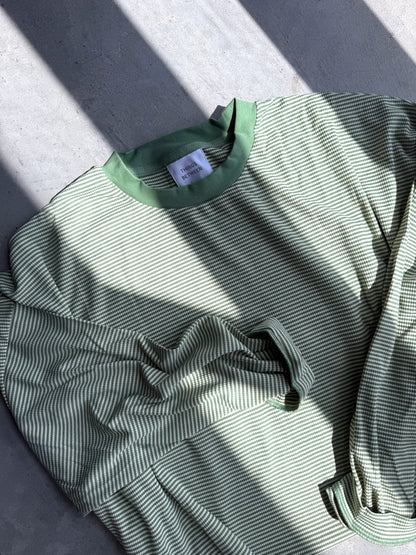 THE STRIPED GREEN SET | BOTTOMS ONLY | delivery to us 7/10 EOD