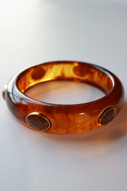 RUTHIE BANGLE | TORTOISE BROWN
