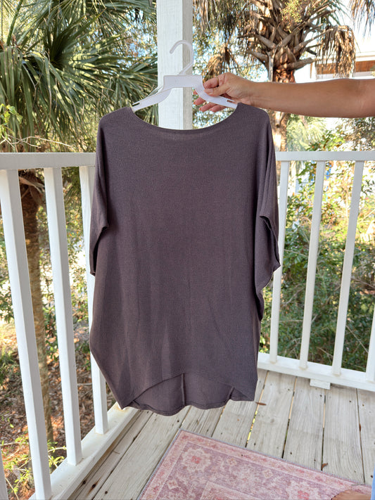 THE MAEVE TOP | DARK COCOA