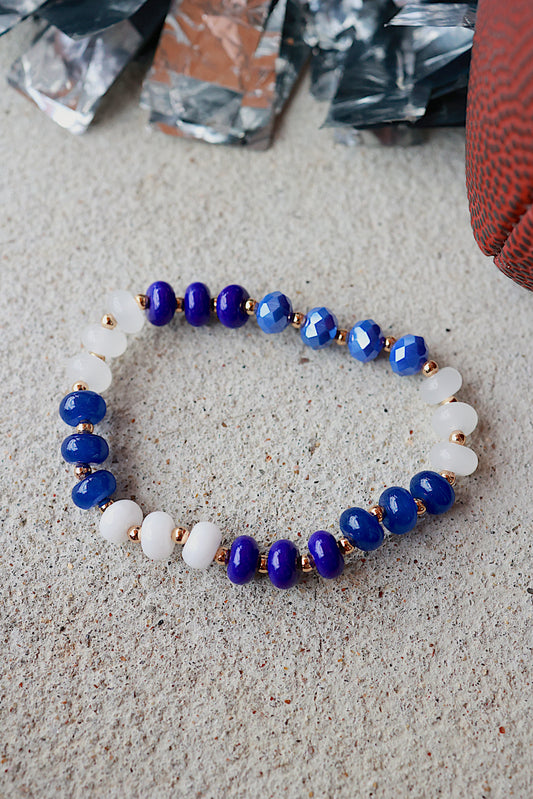 THE BEADED BRACELET | ROYAL BLUE
