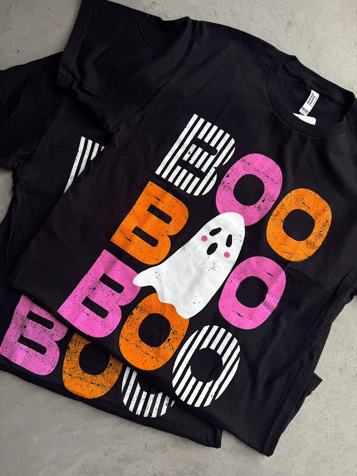 BOO, BOO, BOO BLACK TEE