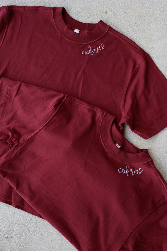 COBRA EMBROIDERED TEE