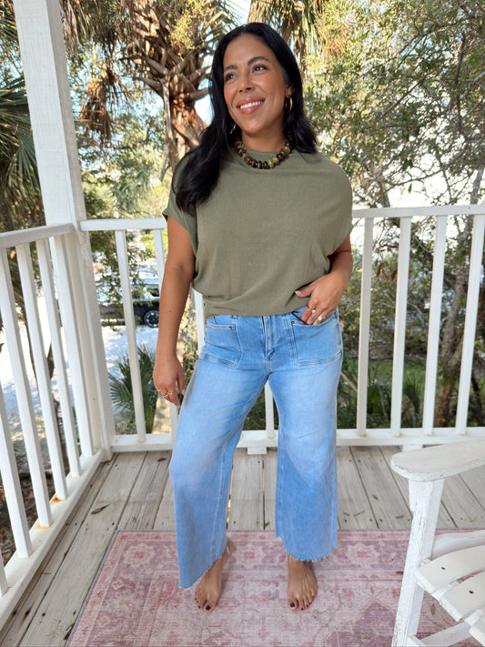 THE MAEVE TOP | OLIVE