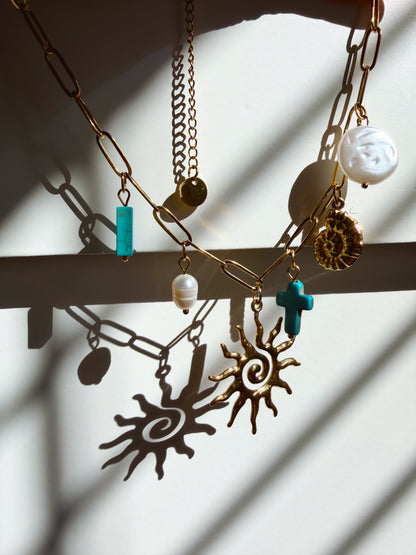 SALT + LIGHT CHARM NECKLACE