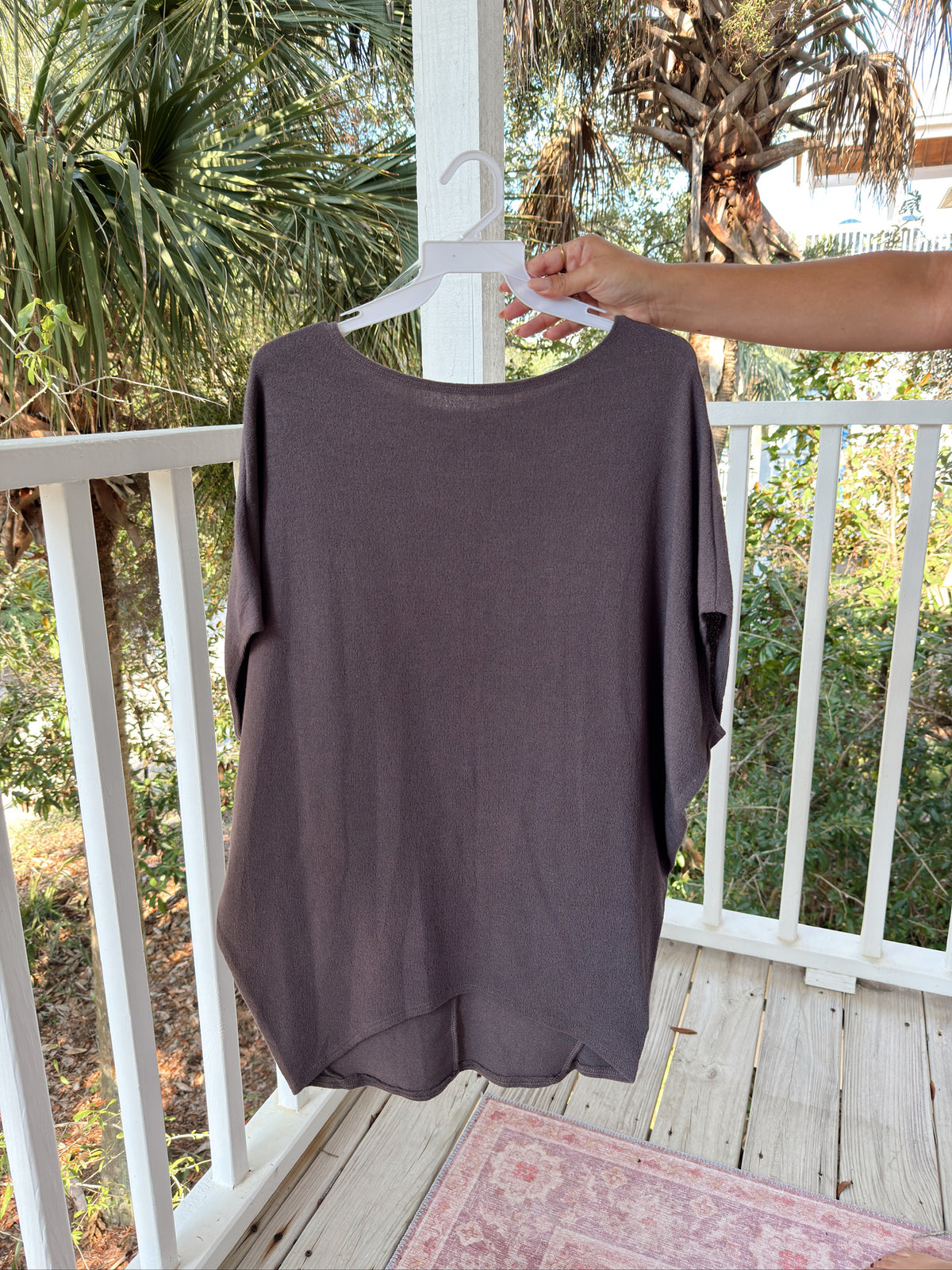 THE MAEVE TOP | DARK COCOA